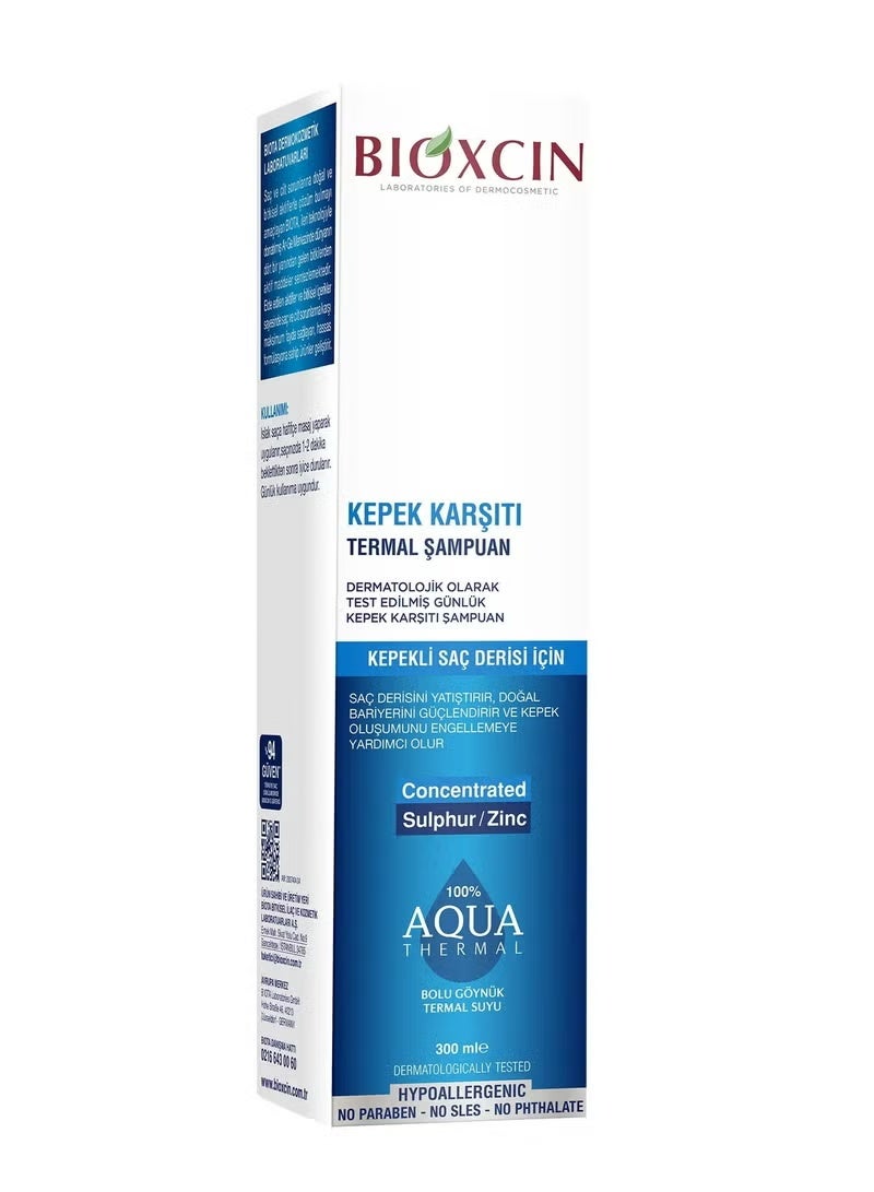 BIOXCIN Anti-Dandruff Thermal Shampoo for Flaky & Itchy Scalp – 300 ml - Image 2